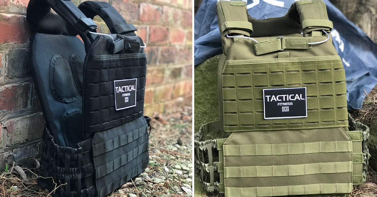 10Kg Weighted Training Vests, Equipment and Clothing by Tactical Fitness